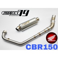 Exhaust Honda CBR150R Project79 2021 Full System Piping Stainless Steel Muffler Ekzos Manifold CBR15