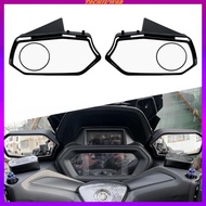 [Tachiuwa2] 2Pcs Motorcycle Mirror Replacement Side Mirror Adjustable Angle for Xmax300 2023-2024 Turn Signals Light