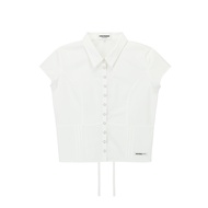 [Pre-Order] Girlfriend Comfort - Kate Darted Shirt - เสื้อเชิ้ตตัดเข้ารูปดีเทลเกล็ดหน้า (มีให้เลือก 