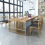 Simple Combination Desk Long Desk Modern Desk Chair Solid Wood Rectangular Large Computer Desk Confe