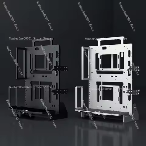 Open Frame Computer Case Aluminum ATX MATX ITX Holder Water Cooling Support Large GPU Gaming Rig Cle