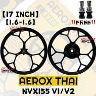 AEROX THAI 100% ORIGINAL CNC SPORT RIM 17 INCH 1.6/1.6-17 NVX V1 V2 NVX155 SPORTRIM AEROXTHAI AROX T