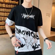 Freedom Boy❤️❤️ เสื้อผ้าแฟชั่นผู้ชาย เสื้อยืดคอกลม ใส่สบาย สไตล์เกาหลี