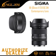 Sigma 18-50mm f/2.8 DC DN Contemporary Lens (Sigma Malaysia Warranty)