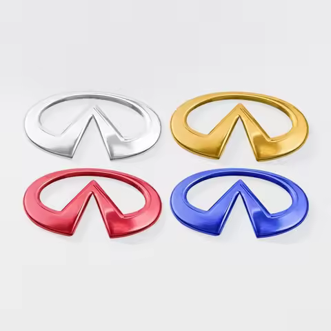 1pcs Car Steering Wheel Center Sticker for Infiniti FX35 Q50 G35 G37 G20 QX56 QX50 QX60 QX80 Stingra