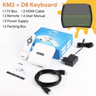 Mecool กล่องทีวี KM2 4K Amlogic S905X2 2GB DDR4 USB3.0 SPDIF อีเธอร์เน็ทไวไฟมัลติสตรีมเมอร์ HDR 10 T