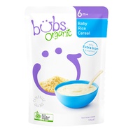 Bubs Organic Baby Rice Cereal 125g 4 months+ (similar to Bellamy baby rice)