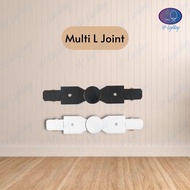 RAIL TRACK JOINT CONNECTOR TRACK EXTENSION ROD BLACK / WHITE TRACK LIGHT JOINTER TRACK LIGHT LED