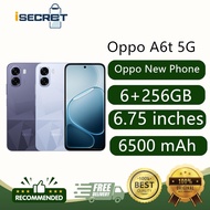 Oppo A6t 5G 6+256GB l New smartphone l 6500 mAh l 6.75 inches l 1 Year Warranty By Oppo Malaysia