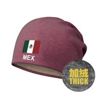 Mexico Mexico Mexico National Trendy Football Fleece Bedding Pile Hat Men Women Warm Sports Cycling 
