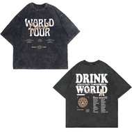 Oversized T-Shirt | Oversized T-SHIRT | WASHING T-SHIRT | VINTAGE TEE | EPCOT WORLD TOUR DISNEYLAND 