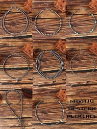 1 Pieza Collar De Cuentas Western Navajo Falso Con Perlas, Collar De Boho Cowgirl Para Mujeres