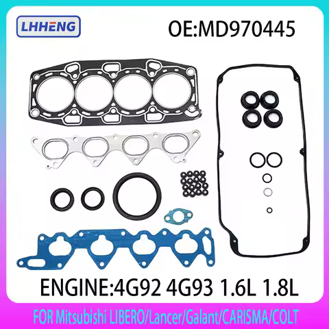 Cylinder Head Gasket Engine Valve Gasket Set MD970445 for Mitsubishi 4G92 4G93 4G63 1.6L 1.8L 2.0L P