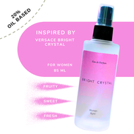 Bright Crystal Oil Based Perfume  for Women 85 ml Spray Bottle Premium  High Quality and Long Lastin