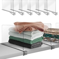 Cross-Border Partition Board Transparent Acrylic Bag Cabinet Clothing Baffle Storage Partition Shelf