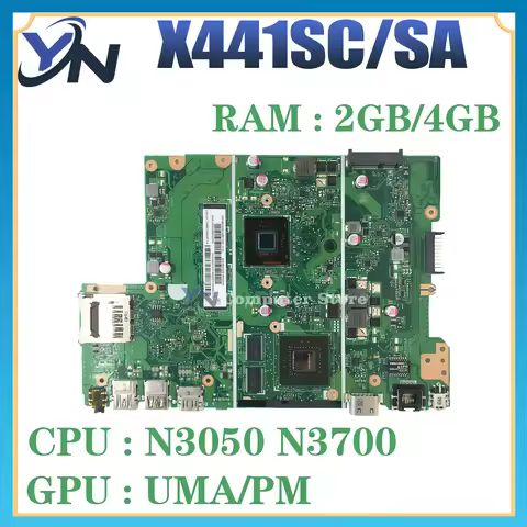 X441SC Mainboard For ASUS X441SA F441S X441S A441S A441SC A441SA Laptop Motherboard N3050/N3060 N370
