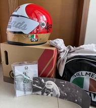 Helm Motor AGV X3000 AGO Limited Edition Giacomo Agostini Original size L BUKAN Arai kyt njs rsv