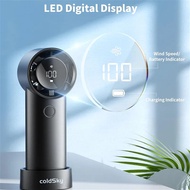 Portable handheld fan 6000mAh battery-powered cooling fan desktop fan outdoor travel