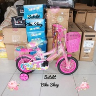 READY|| Sepeda Anak Cewek Ukuran 12 Foster Eva Pink Ungu Sepeda Anak