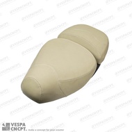 Vespa Lxv Cream Seat Leather By Vespa Concept