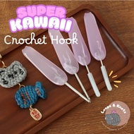[SG Ship] Qi Zhen Fang 七针坊钩针猫5th Gen Cute Cat Head Crochet Hook | 1pc | Comfort To Use | 5 Sizes (2.