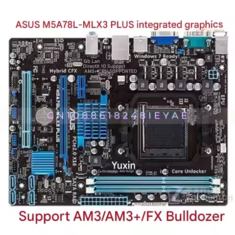 Asus/ASUS M5A78L-M LX LX3 PLUS/LE 22.0 AM3 + AMD Open Core Main Board Set