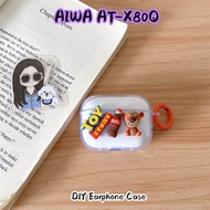 【Hot sale】For AIWA AT-X80Q Casing Case Soft Silicone Earphone Case DIY Cool Cartoon NO.1