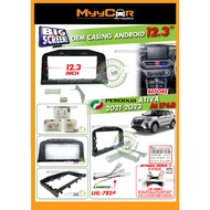 Perodua Ativa BBA 12.3 inch Casing Android Player
