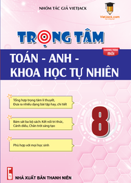 Sách - Trọng tâm Toán Anh KHTN lớp 8 cho cả 3 bộ Kết nối Chân trời Cánh diều VietJack - Sách 2025