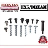 HONDA EX5 HANDLE COVER SCREW SET 0 COVER DEPAN METER COVER SCREW SKRU SET EX5DREAM EX5-DREAM DREAM H