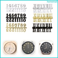 HO Clock Numerals Set Arabic Roman Number DIY Digital Clock Numbers for Replacement