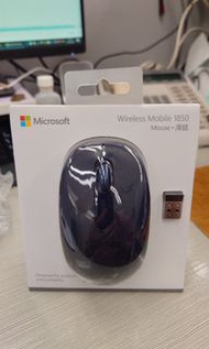 Microsoft Wireless Mobile 1850 無線滑鼠 黑色