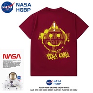 NASA HGBP Cotton T-shirt for Men Trendy Loose Baju Shirt Lelaki T Shirt Men Baju Lelaki Couple T Shi