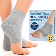 Heel Socks with Olive Oil, Jojoba Oil & Vitamin E - Treat Dry Cracked Feet - Gift Set
