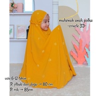 MUKENAH ANAK POLKA / MUKENA ANAK / MUKENAH ANAK / MUKENAH ANAK MOTIF /