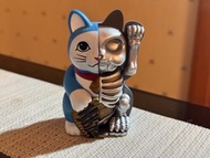 4D Master藝術家 Jason Freeny招財貓透視骨骼解剖模型 Doraemon 骷髏招財貓擺件