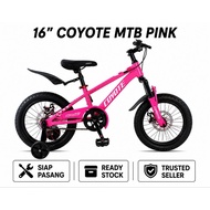 💯SIAP PASANG 💯 16" BASIKAL BUDAK | 16" MTB FOR CHILDREN | 16" BICYCLE | MTB WITH DISC BRAKE | 16" CO