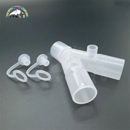 Anesthesia Breathing Circuit Corrugated Three Way Connector Veterinary Equipment