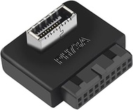 lilila-ree USB 3.2 Gen 1 to USB 3.2 Gen 2 Header Adapter, USB 3.1 Type-E Key-A to USB 3.0 20 Pin Hea