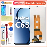 Original Realme C63 LCD Display Touch Screen Digitizer With Frame Assembly