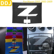 For Nissan 350Z Z33 2003-2009 Navigation Cover Box Door Dash Carbon Fiber Sticker Decorative Modifie