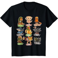 Retro Italian Brainrot Meme Funny All Brainrot Animals Humor T-Shirt