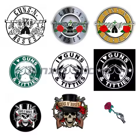 GUNS N ROSES Color Vinyl Decal Sticker Waterproof Car Stickers Decorate Cars, Rooms, Wardrobes, Desk
