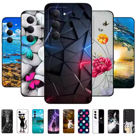 Soft Case For Redmi 15 5G 4G Case Cartoon Back Cover For Xiaomi Redmi15 4G Protective Animal Bumper 