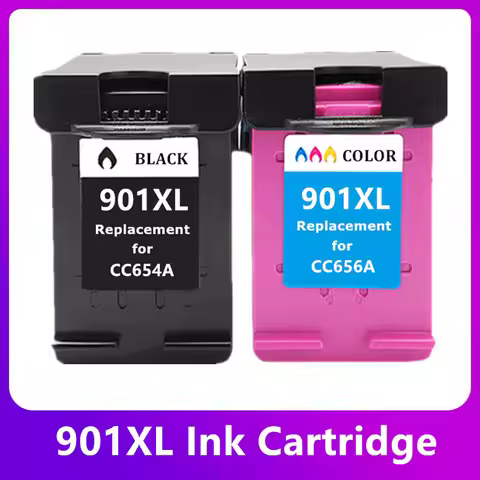 Refillable Ink Cartridge 901XL 901 For HP 901XL Printer Officejet J4500 J4524 J4530 J4540 J4550 J458