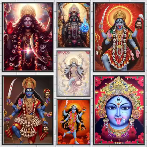 K-kali M-Maa Poster Modern and Elegant Wall Stickers for Home Decor Living Room Dormitory Wall Art