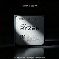 AMD | R9 5950X Desktop Processor AMD Ryzen 9 5950X 16‑Core 3.4GHz 105W Socket AM4 Without Cooler