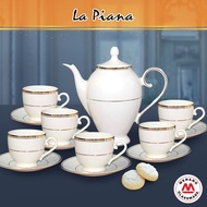 La Piana Infinity Gold 14pcs Tea Set