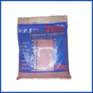 ⇦ ❋ ┬ Red Cement 2kilos Per Pack (Concrete Casting Cement For Flooring House Design Interior Design