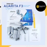 Spray Gun Auarita Gravity F3 HVLP Nozzle 1.0mm cup 125cc Original Semprotan Cat Airbrush Not Inest I